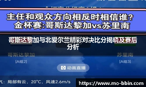 哥斯达黎加与北爱尔兰精彩对决比分揭晓及赛后分析